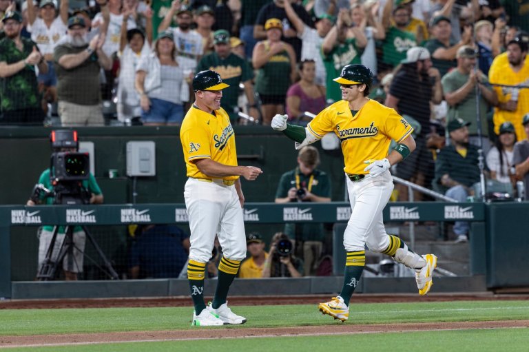 A's rebound and rout Nationals 15-1 to stop 10-game skid as Ginn takes no-hitter into 7th inning | iNFOnews.ca
