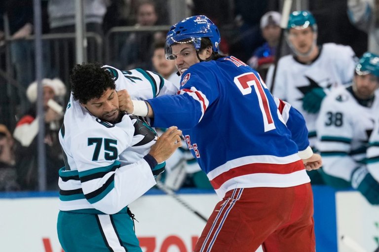 Heavyweights Matt Rempe and Ryan Reaves drop the gloves for a throwback hockey fight | iNFOnews.ca