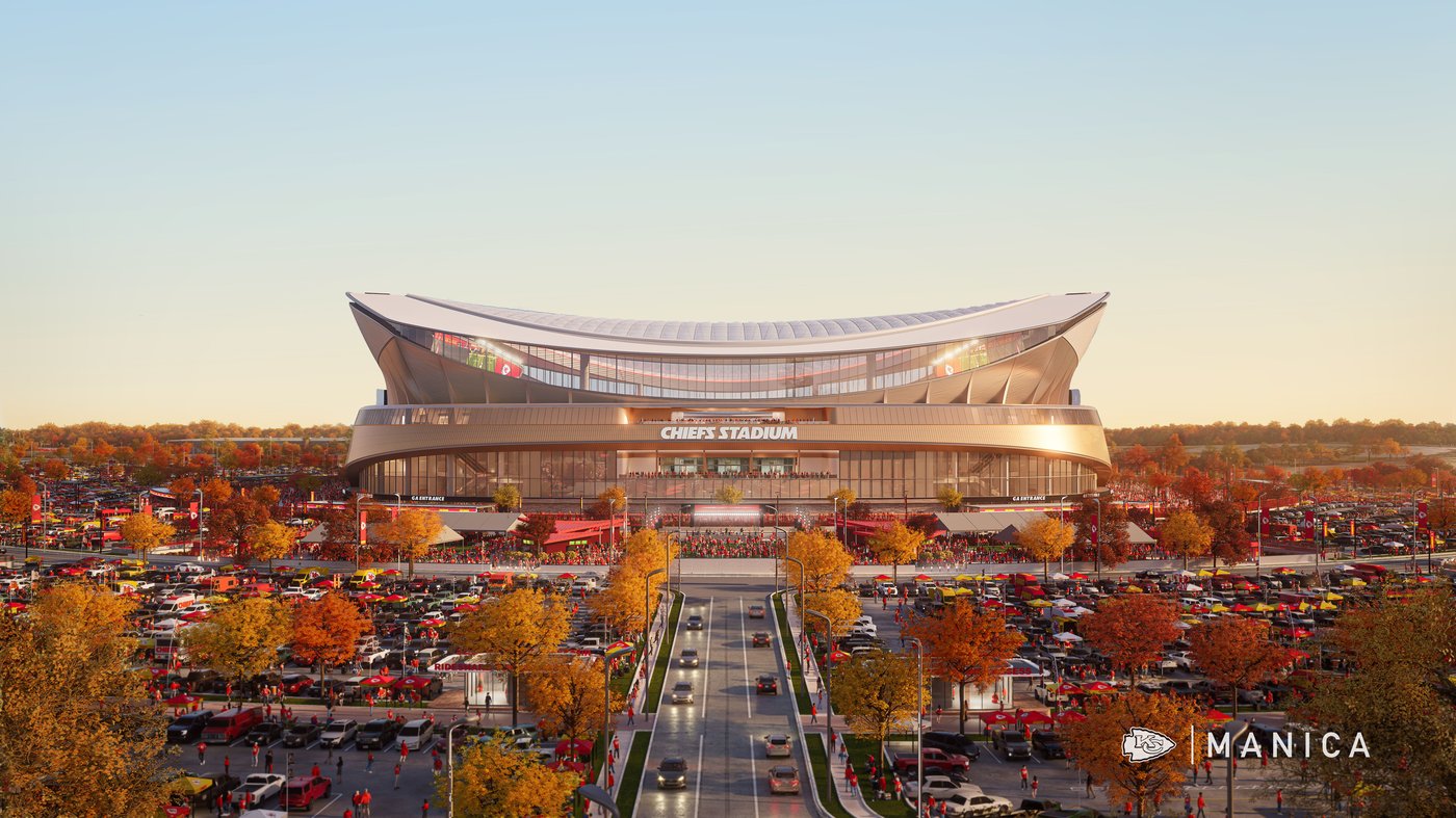 Chiefs unveil first renderings of new $3 billion domed stadium set to open in 2031 | iNFOnews.ca