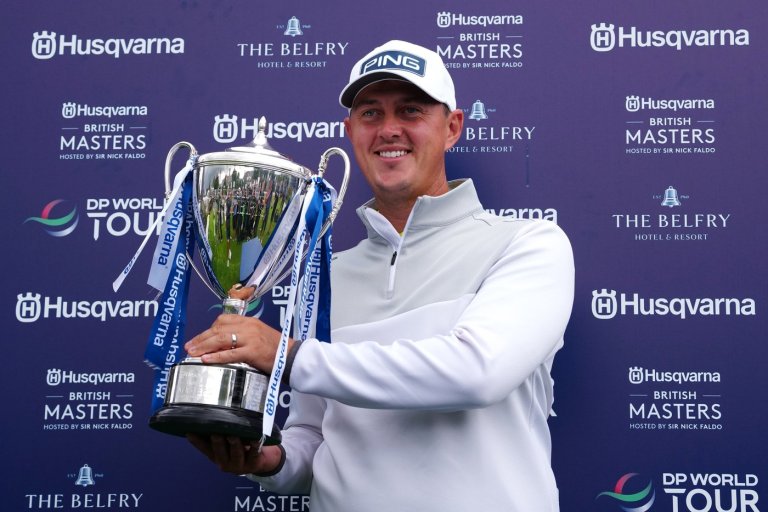 Signed, sealed, delivered: Former grocery driver Joe Dean wins British Masters with wife as caddie | iNFOnews.ca
