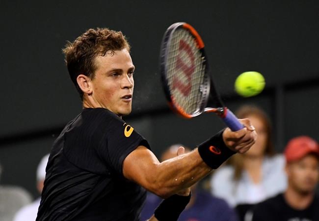 No. 1 Murray stunned by Canada's Pospisil at Indian Wells | iNFOnews.ca No. 1 Murray stunned by Canada's Pospisil at Indian Wells | iNFOnews.ca