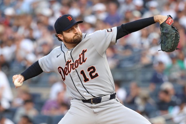 Casey Mize matches career high with 10 strikeouts as Tigers beat sloppy Yankees 7-3 | iNFOnews.ca