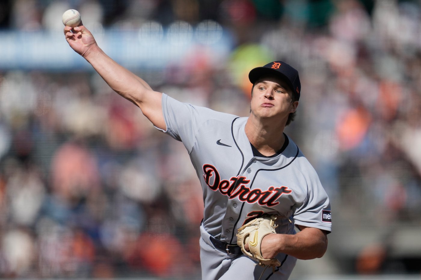 Jackson Jobe has sparkling debut to help the Tigers rout the Giants 8-0 | iNFOnews.ca