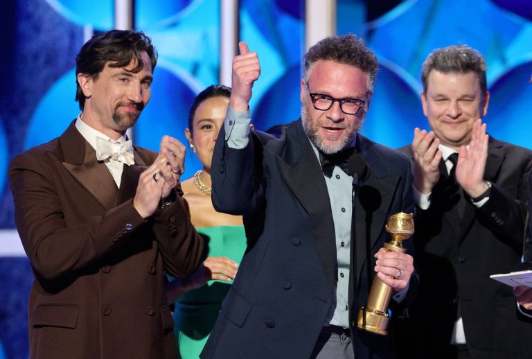 Seth Rogen, 'KPop Demon Hunters' and 'Heated Rivalry' stars shine at Golden Globes | iNFOnews.ca