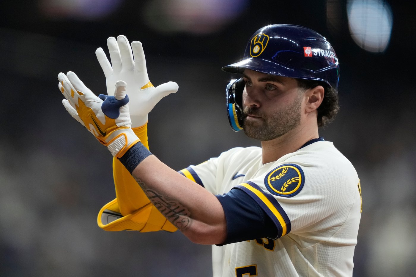 Brewers' Garrett Mitchell showcasing what he can do when healthy after missing last year's playoffs | iNFOnews.ca
