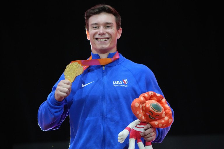 American Brody Malone soars to gold on the high bar at world gymnastics championships | iNFOnews.ca American Brody Malone soars to gold on the high bar at world gymnastics championships | iNFOnews.ca
