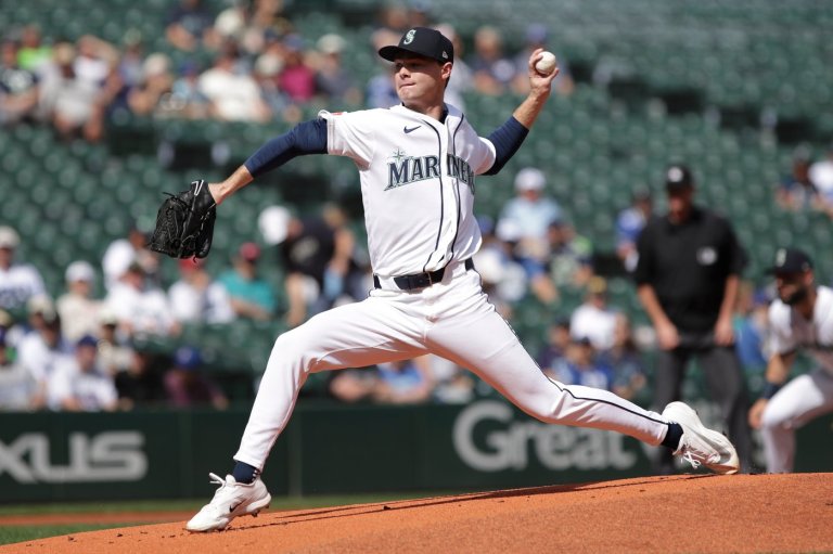 Rookie Kade Anderson picks up first win with 6 sharp innings as Mariners beat Rangers 3-2 | iNFOnews.ca