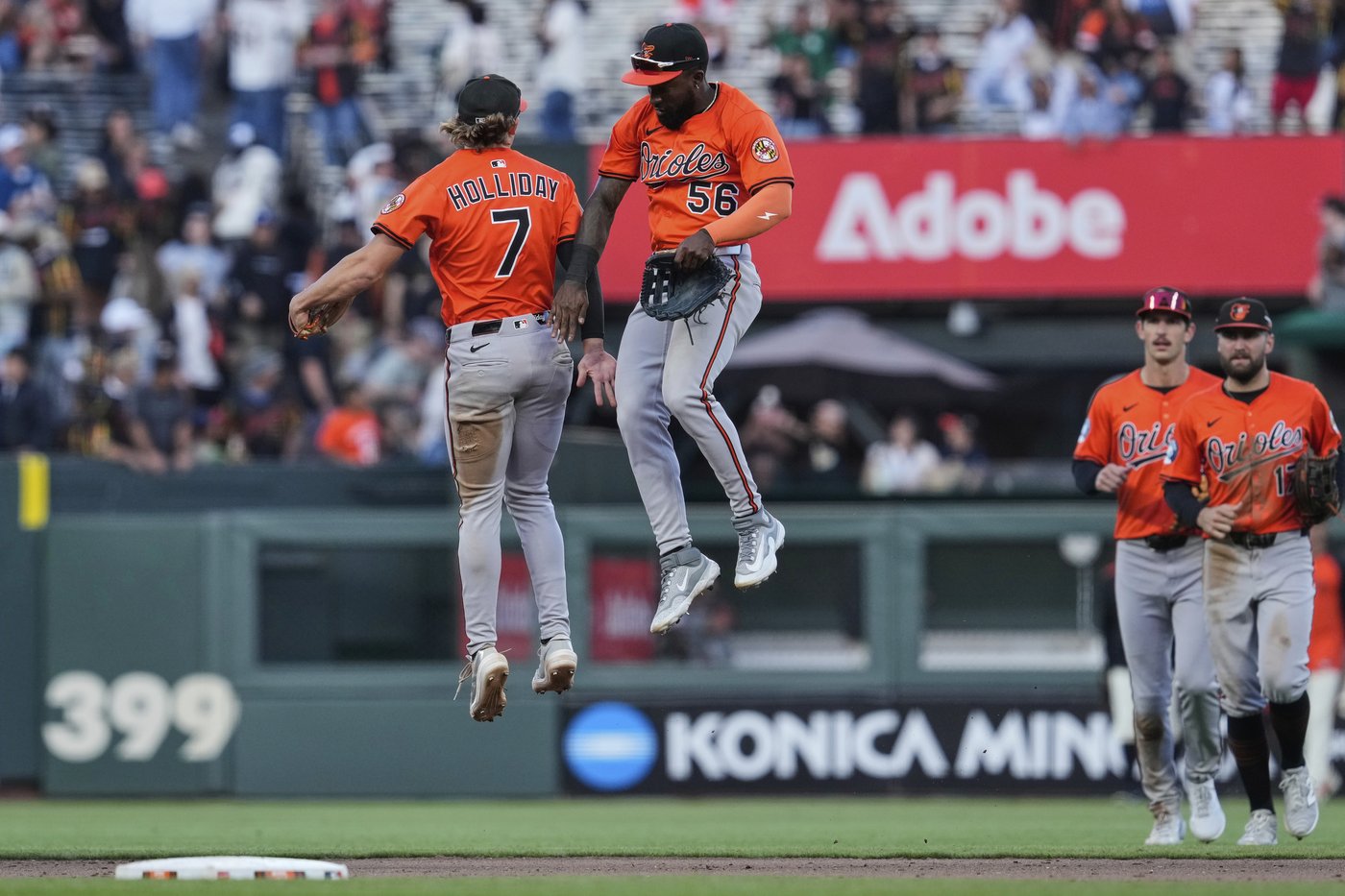 Basallo hits 1st MLB homer and Rogers pitches Orioles to 11-1 win over Giants | iNFOnews.ca