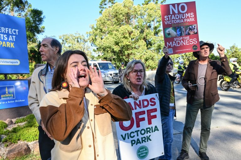 Brisbane begins work on the 2032 Olympics main stadium at Victoria Park after protesters moved | iNFOnews.ca