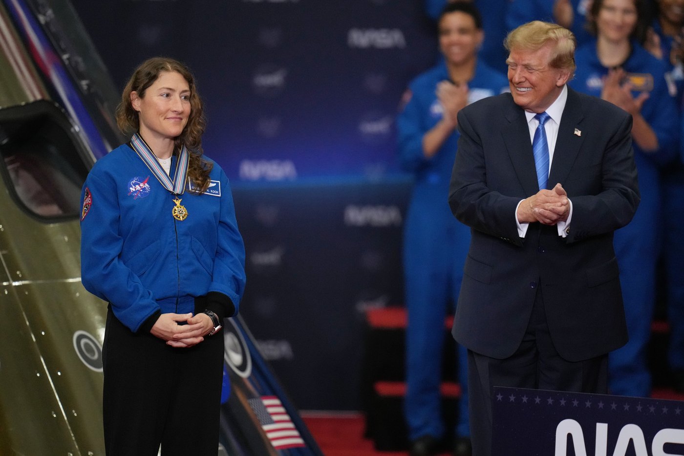 Artemis II astronauts receive nation's highest space honor for their successful moonshot | iNFOnews.ca