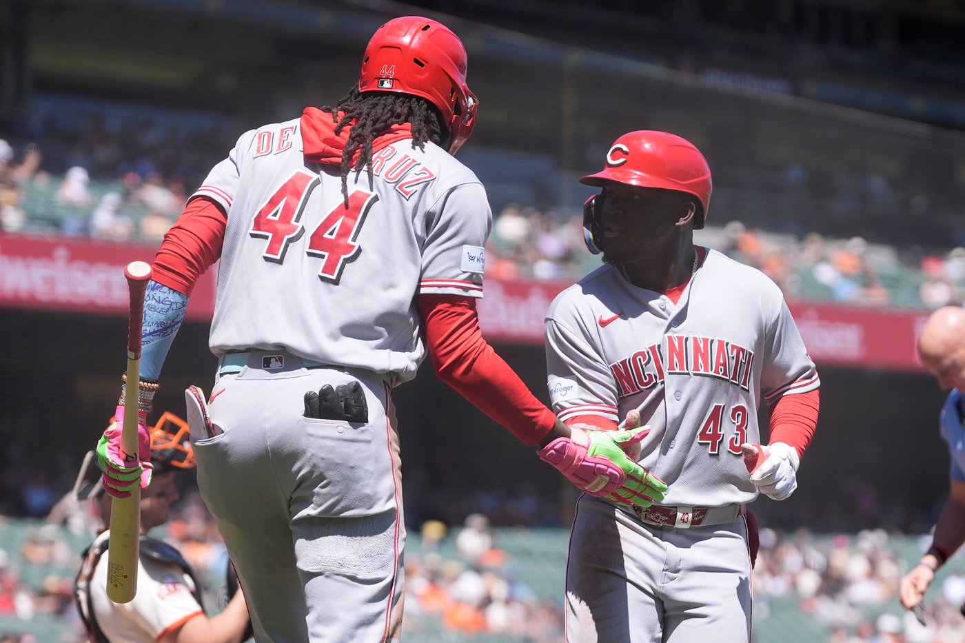 Eugenio Suarez's grand slam highlights 7-run 9th inning as the Reds rally past Giants 10-9 | iNFOnews.ca Eugenio Suarez's grand slam highlights 7-run 9th inning as the Reds rally past Giants 10-9 | iNFOnews.ca