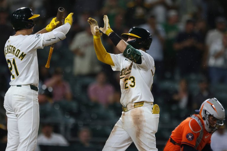 Langeliers has HR among 4 hits, Soderstrom also goes deep as Athletics beat Astros 6-0 | iNFOnews.ca
