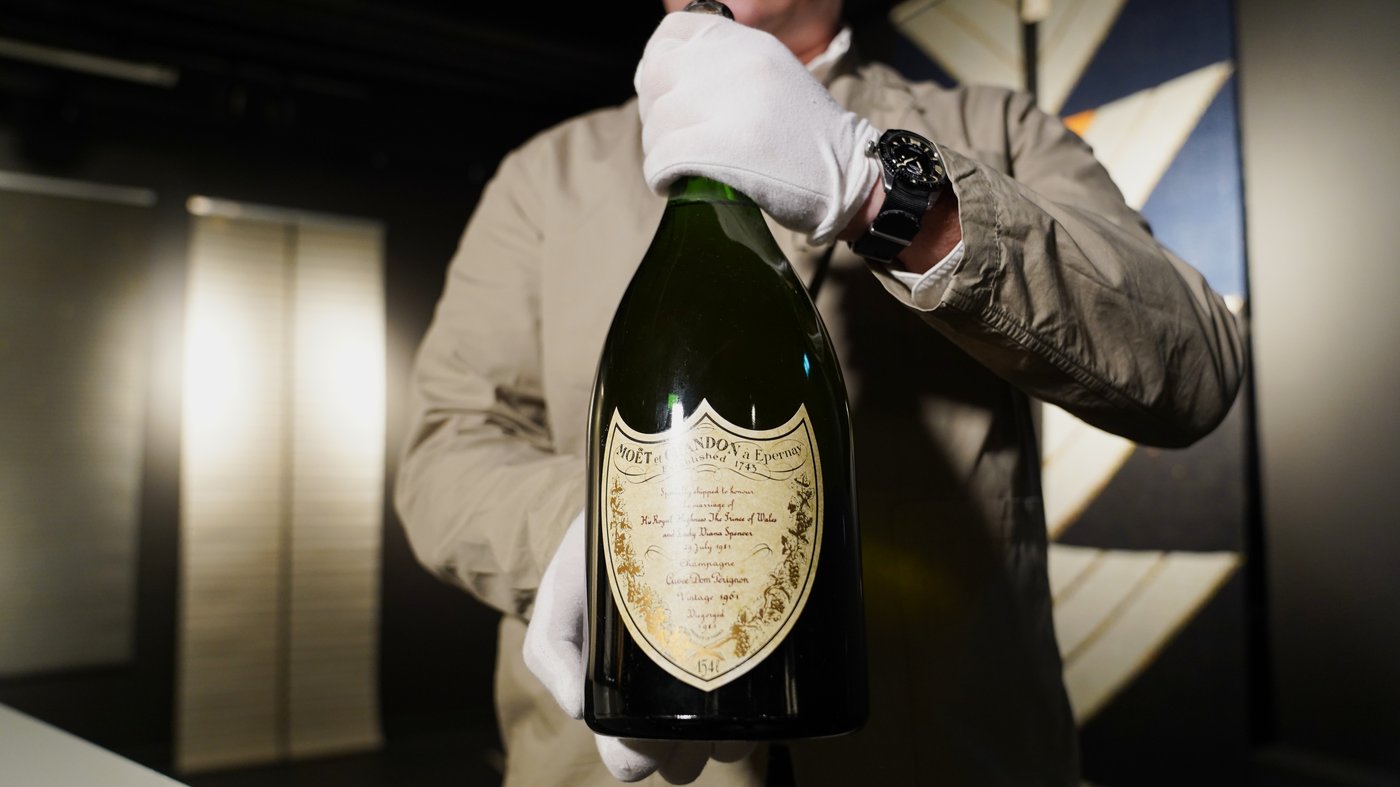 Rare Dom Pérignon champagne from Charles and Diana's wedding to be auctioned in Denmark | iNFOnews.ca Rare Dom Pérignon champagne from Charles and Diana's wedding to be auctioned in Denmark | iNFOnews.ca