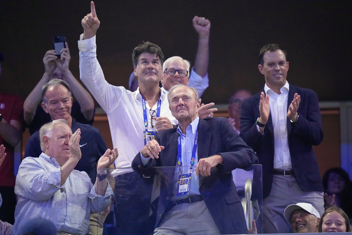 Dick Gould, who won 17 NCAA championships at Stanford, celebrated at the US Open | iNFOnews.ca Dick Gould, who won 17 NCAA championships at Stanford, celebrated at the US Open | iNFOnews.ca