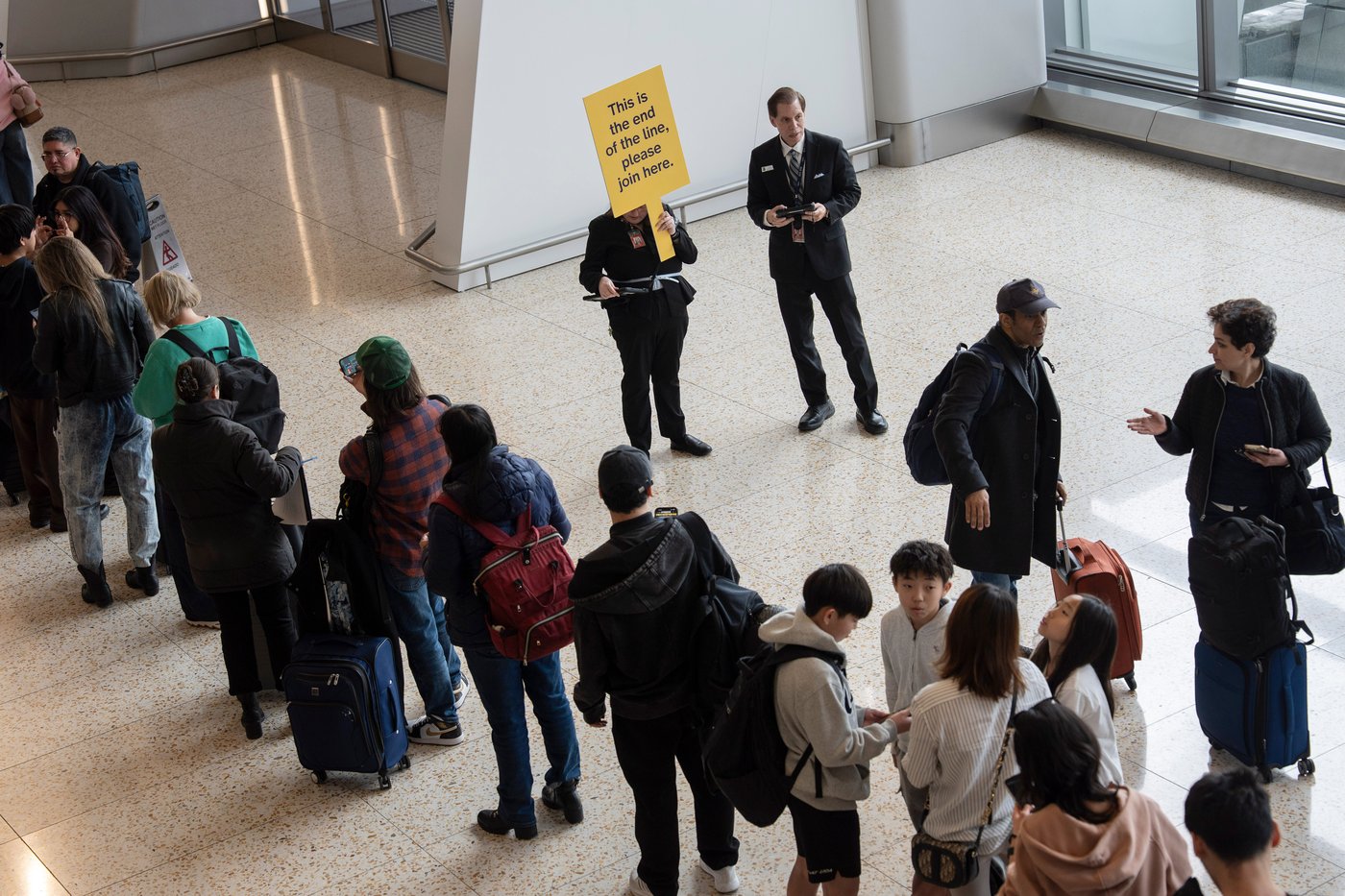 Photos show ICE agents at US airports where the partial government shutdown triggered delays | iNFOnews.ca