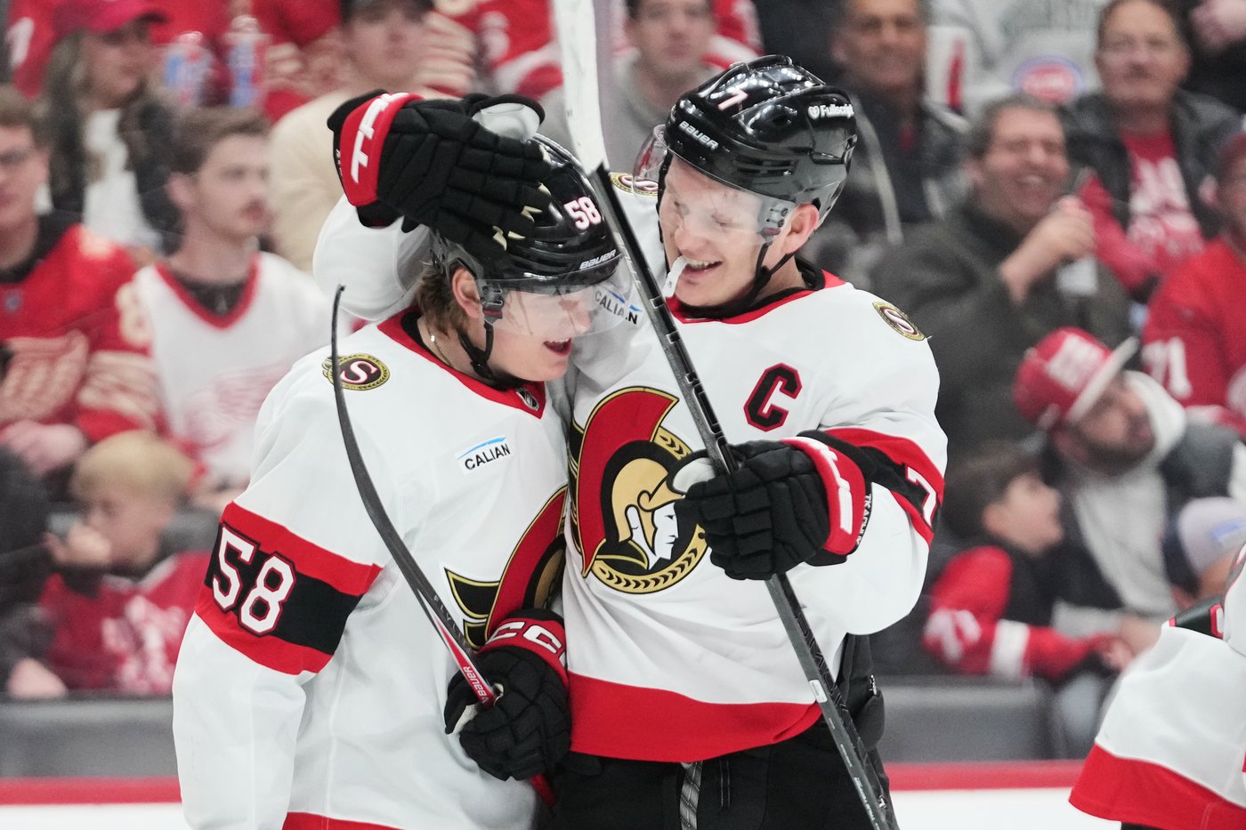 Carter Yakemchuk scores in NHL debut as surging Senators edge Red Wings 3-2 | iNFOnews.ca