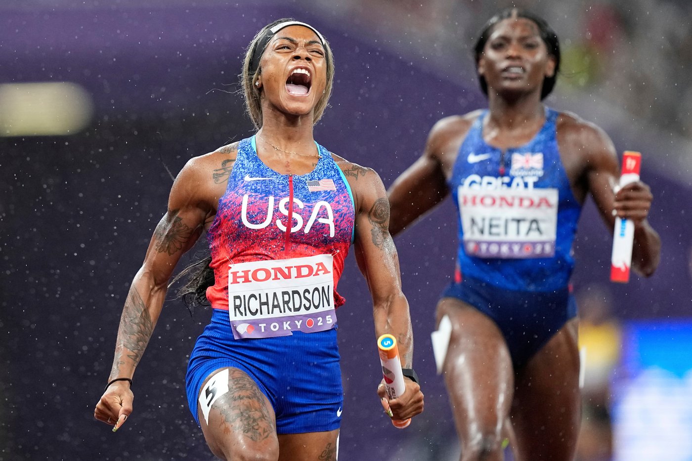 Relay revamp featuring Lyles and Richardson has US Olympic team looking for gold at 2028 LA Games | iNFOnews.ca