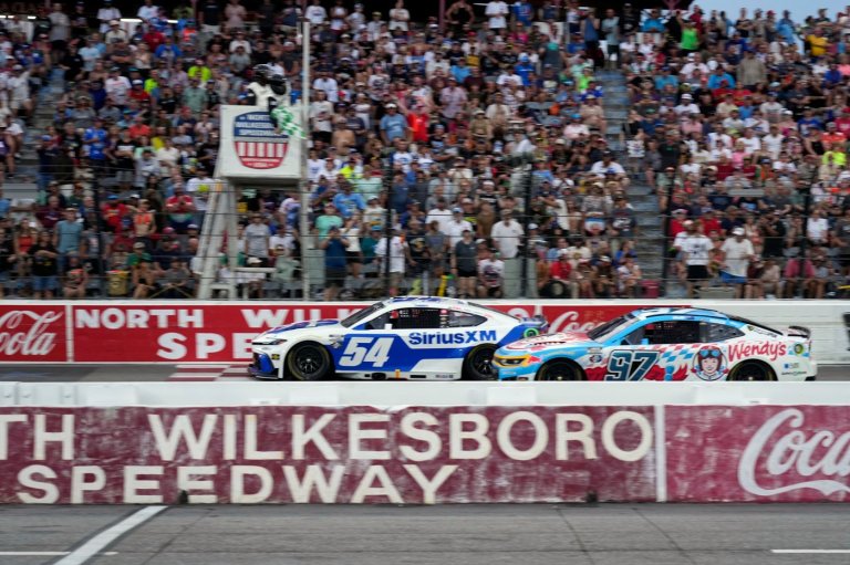 Joey Logano ends victory drought in NASCAR points return to North Wilkesboro | iNFOnews.ca