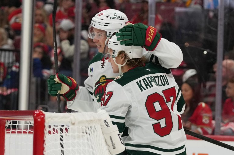Kaprizov has 4-point night, Wild top Panthers 4-1 to spoil Florida's home opener | iNFOnews.ca