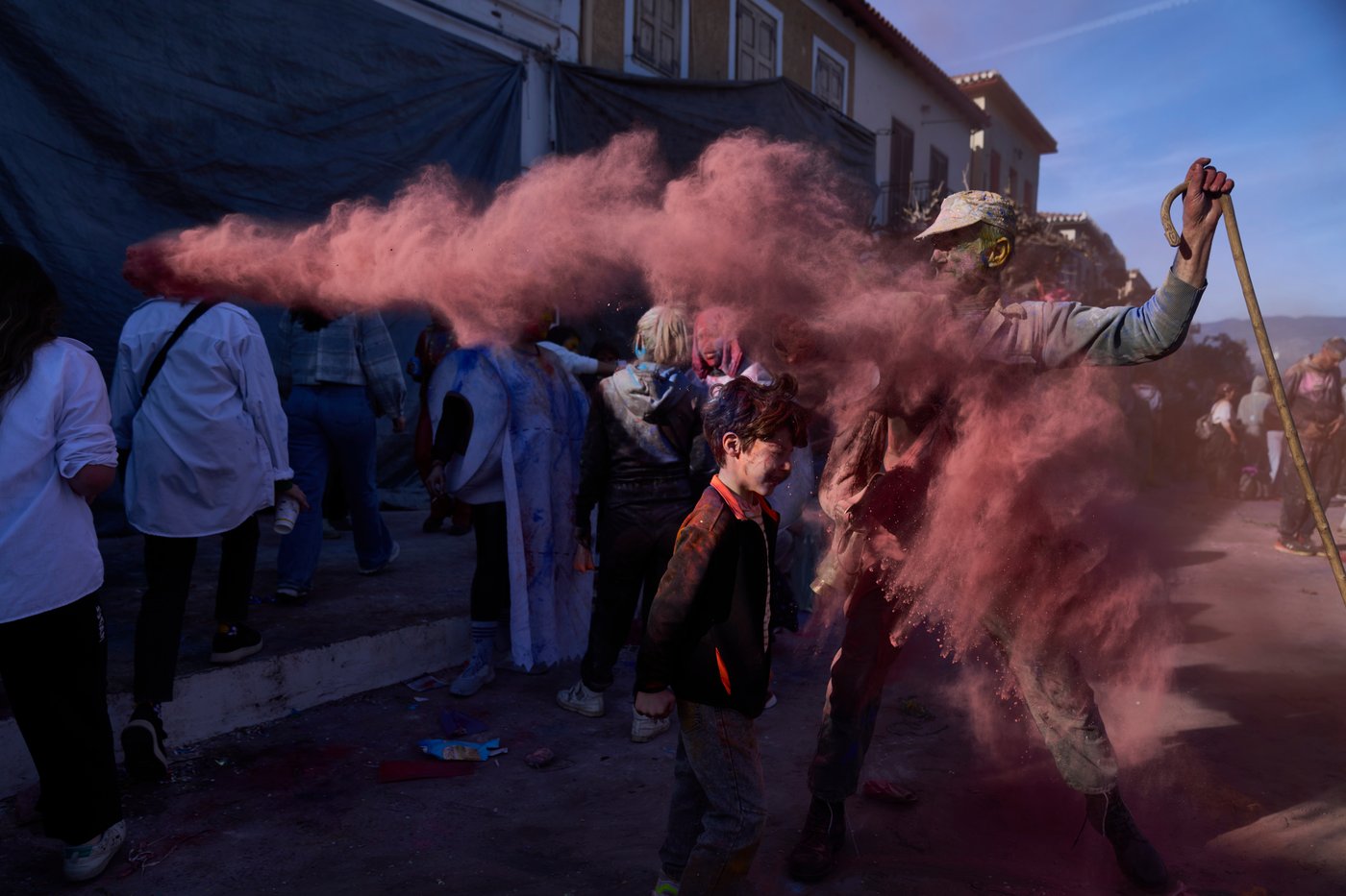 'Flour war' erupts in Greek seaside town as revelers celebrate the start of Lent | iNFOnews.ca