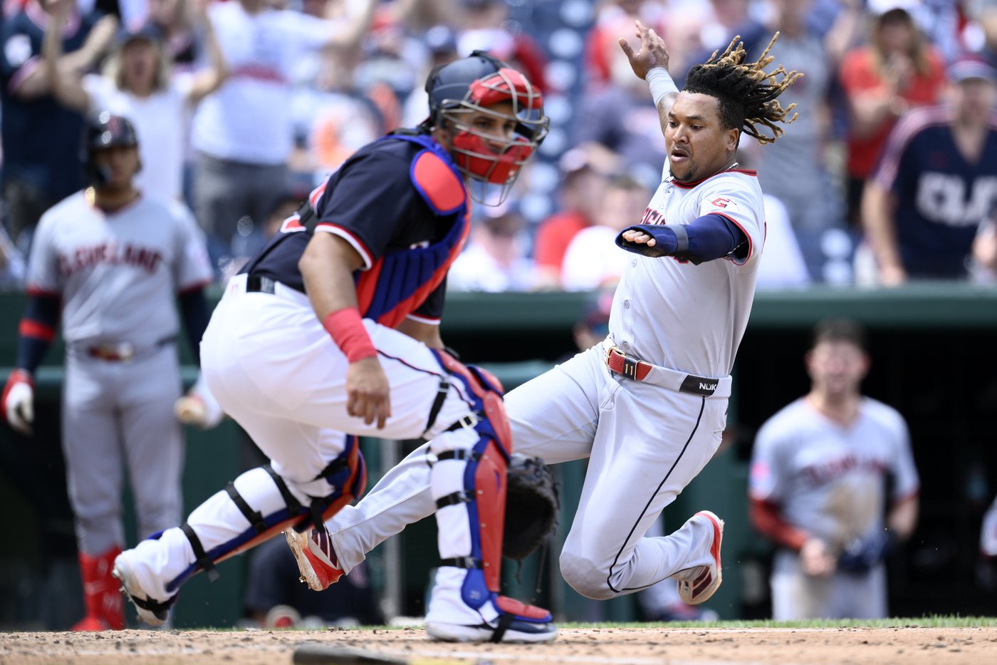 Carlos Santana kick-starts Guardians' 8-run 6th in 8-6 win over Nationals | iNFOnews.ca Carlos Santana kick-starts Guardians' 8-run 6th in 8-6 win over Nationals | iNFOnews.ca