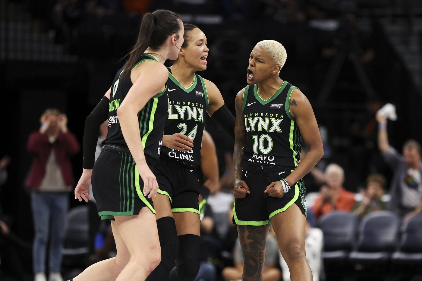 Napheesa Collier scores 38 as Lynx fend off Mercury 102-95 in playoff opener | iNFOnews.ca
