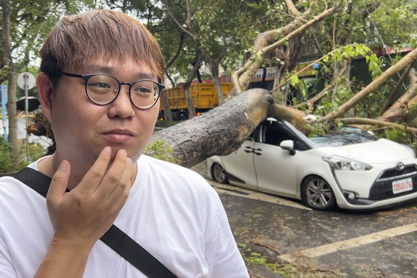 Taiwanese driver recounts his narrow escape during Typhoon Kong-rey | iNFOnews.ca