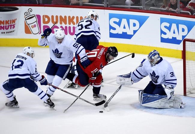 Frederik Andersen outplaying Vezina winner Braden Holtby to give Leafs a chance vs. Caps | iNFOnews.ca