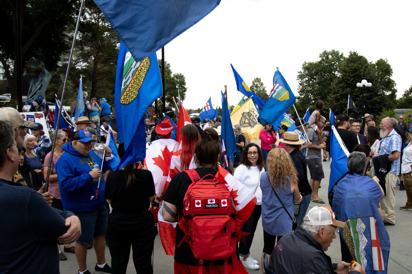 Separatists hold independence rally in lead-up to Alberta's birthday bash | iNFOnews.ca