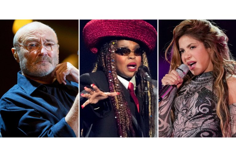Phil Collins, Lauryn Hill, INXS, Iron Maiden, Luther Vandross and Shakira get Rock Hall nominations | iNFOnews.ca