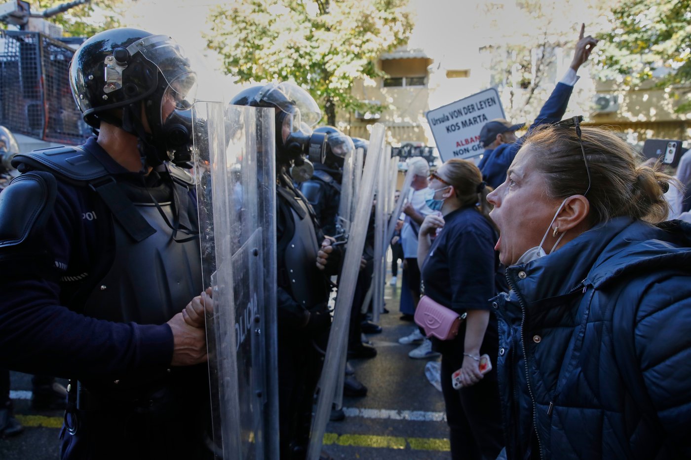 Albanian police clash with anti-government protesters for an 8th day | iNFOnews.ca