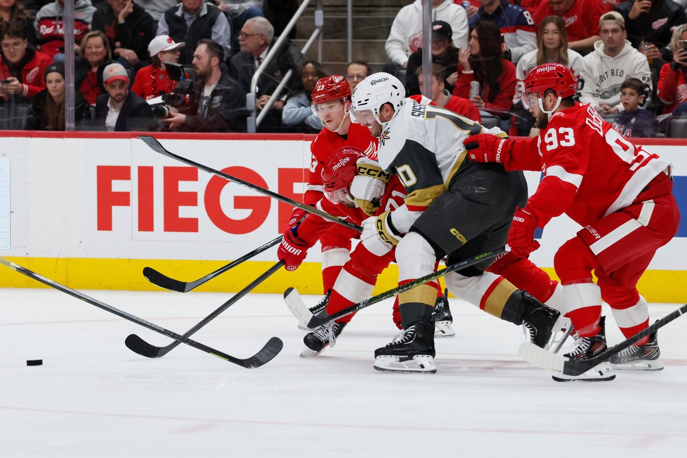 Hertl scores in OT to cap Vegas rally in 4-3 victory over Red Wings | iNFOnews.ca
