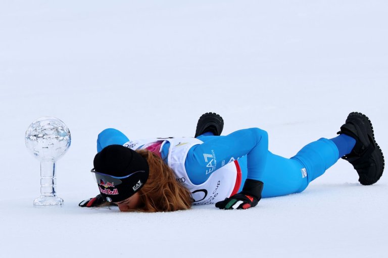 Goggia wins to lock up World Cup super-G title. Aicher further closes gap on overall leader Shiffrin | iNFOnews.ca