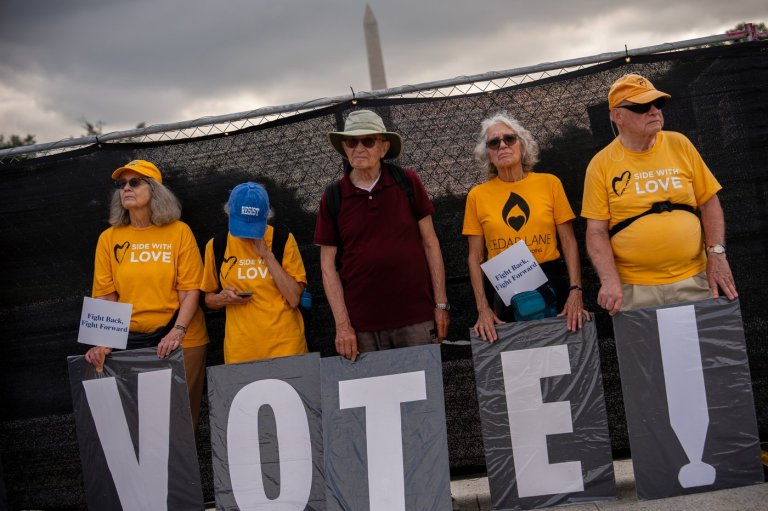 Thousands march in Washington to defend voting rights, in photos | iNFOnews.ca