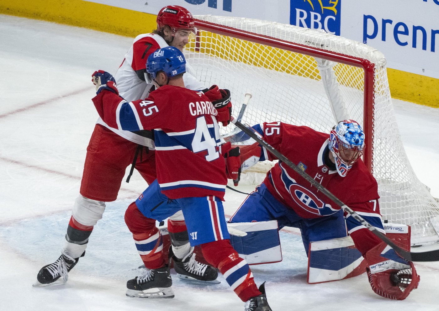 Canadiens defenceman Alexandre Carrier out 2-4 weeks with lower-body injury | iNFOnews.ca