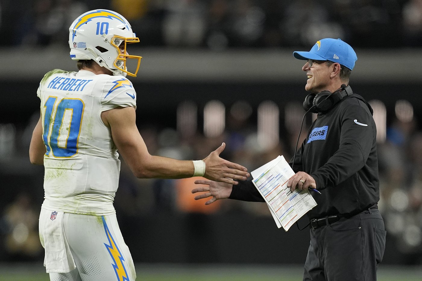 From stories to work shirts, how Jim Harbaugh's approach has turned around the Los Angeles Chargers | iNFOnews.ca