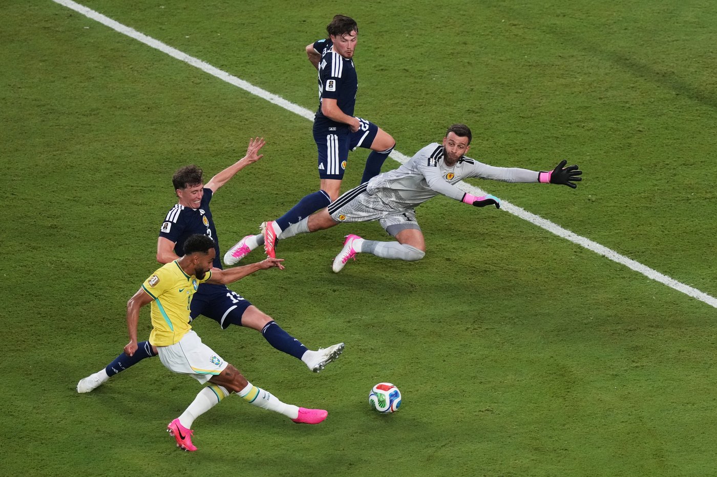 Vinícius Júnior scores twice, Brazil beats Scotland 3-0 to top World Cup group | iNFOnews.ca Vinícius Júnior scores twice, Brazil beats Scotland 3-0 to top World Cup group | iNFOnews.ca
