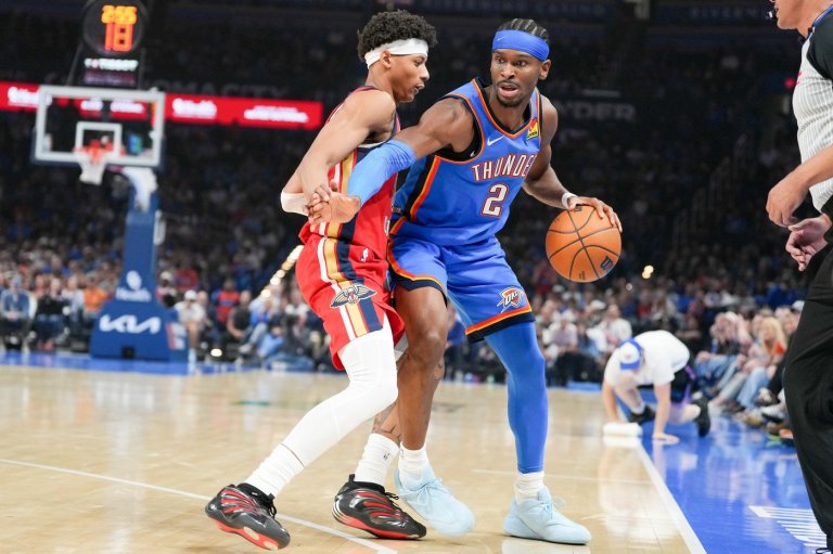 Gilgeous-Alexander scores 30 points to help keep Thunder unbeaten, Pelicans winless | iNFOnews.ca Gilgeous-Alexander scores 30 points to help keep Thunder unbeaten, Pelicans winless | iNFOnews.ca