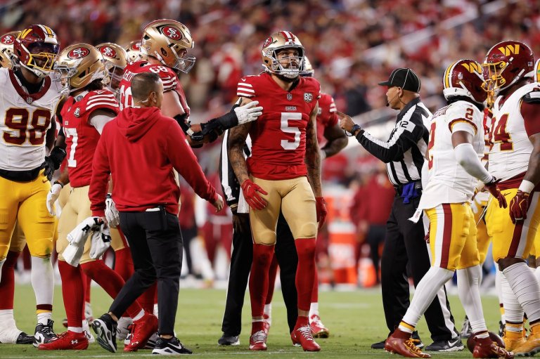 49ers WR Mike Evans leaves game against Commanders with an Achilles tendon injury | iNFOnews.ca