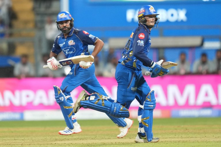 Sharma and Rickelton lead Mumbai to 6-wicket win over Kolkata in IPL | iNFOnews.ca