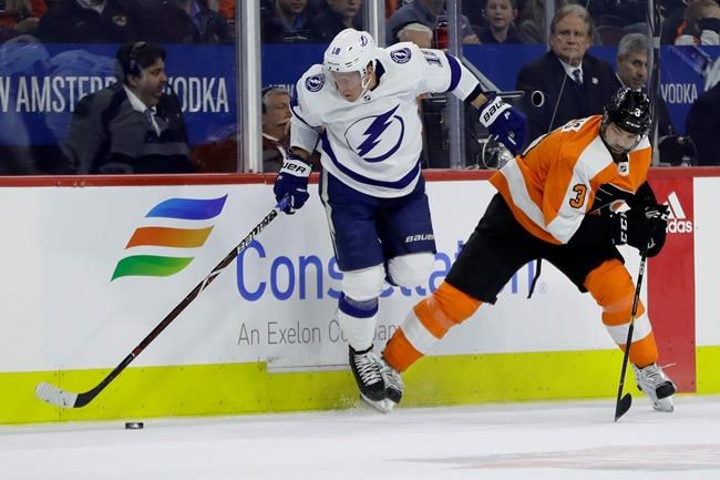 Flyers defenceman Gudas suspended 2 games for high-sticking Tampa star Kucherov | iNFOnews.ca CP709627113