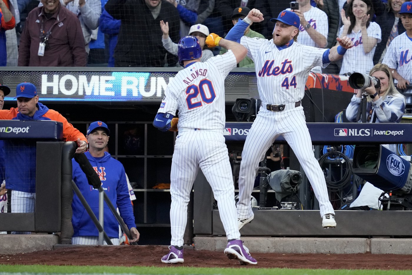 Alonso and Mets extend season again, beating Dodgers 12-6 to send NLCS back to LA for Game 6 | iNFOnews.ca Alonso and Mets extend season again, beating Dodgers 12-6 to send NLCS back to LA for Game 6 | iNFOnews.ca