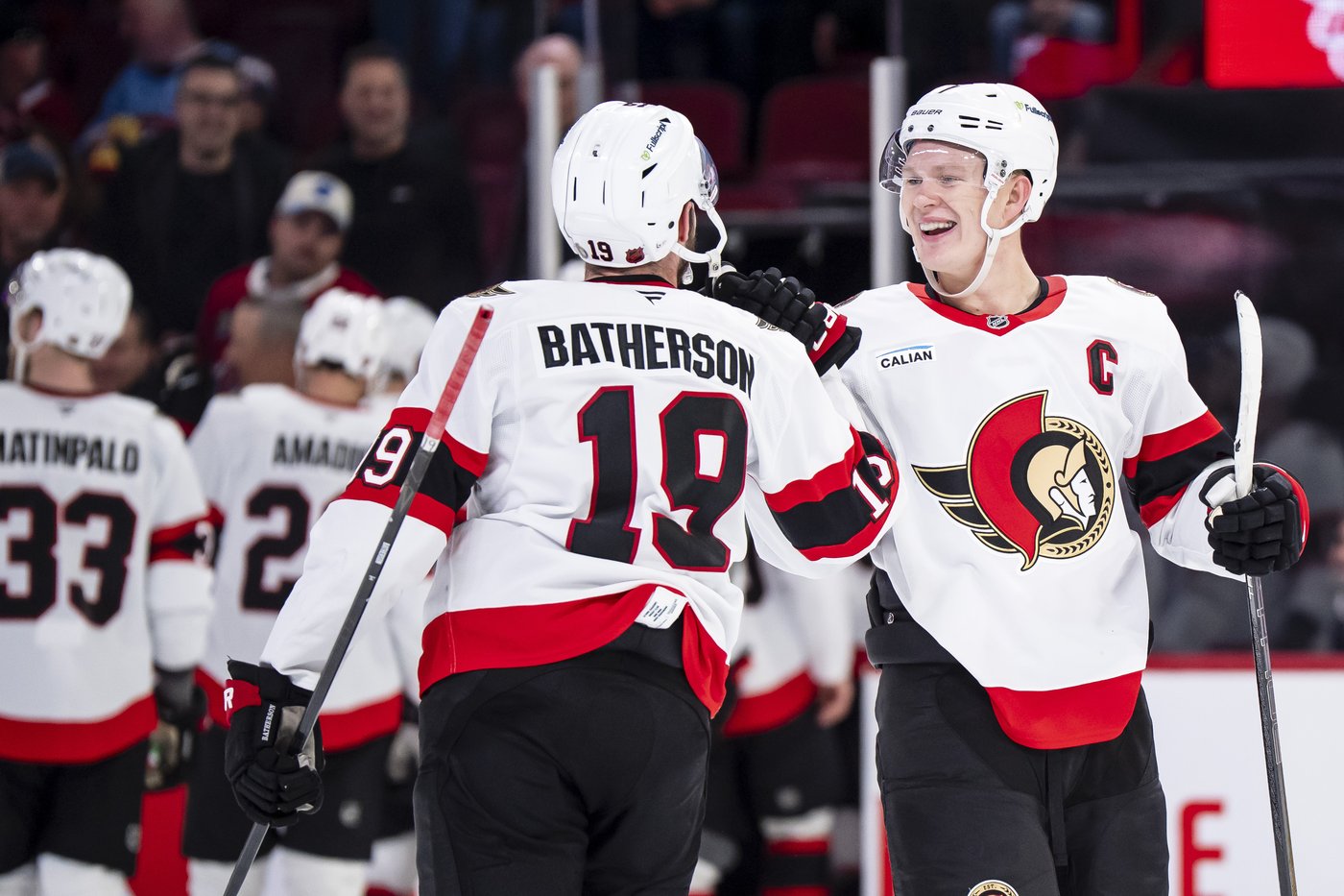 Tkachuk scores first goal as Senators end road trip with 'massive' win over Canadiens | iNFOnews.ca Tkachuk scores first goal as Senators end road trip with 'massive' win over Canadiens | iNFOnews.ca