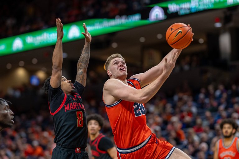 Dallin Hall, Jacari White lead No. 23 Virginia to 80-72 win over former ACC rival Maryland | iNFOnews.ca