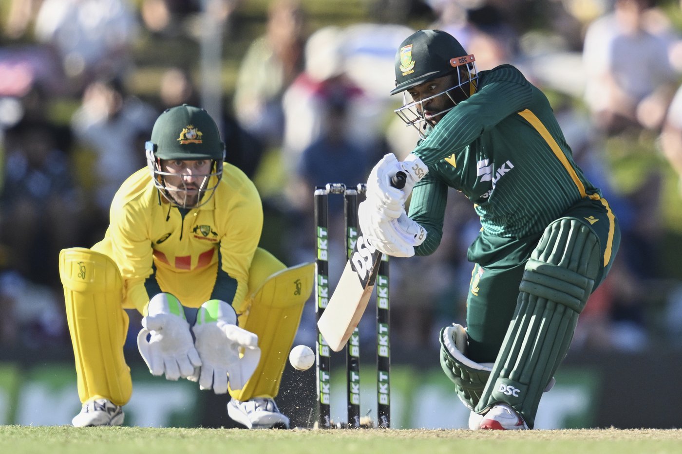 Maharaj's career-best 5-33 leads South Africa to a 98-run win over Australia in ODI opener | iNFOnews.ca