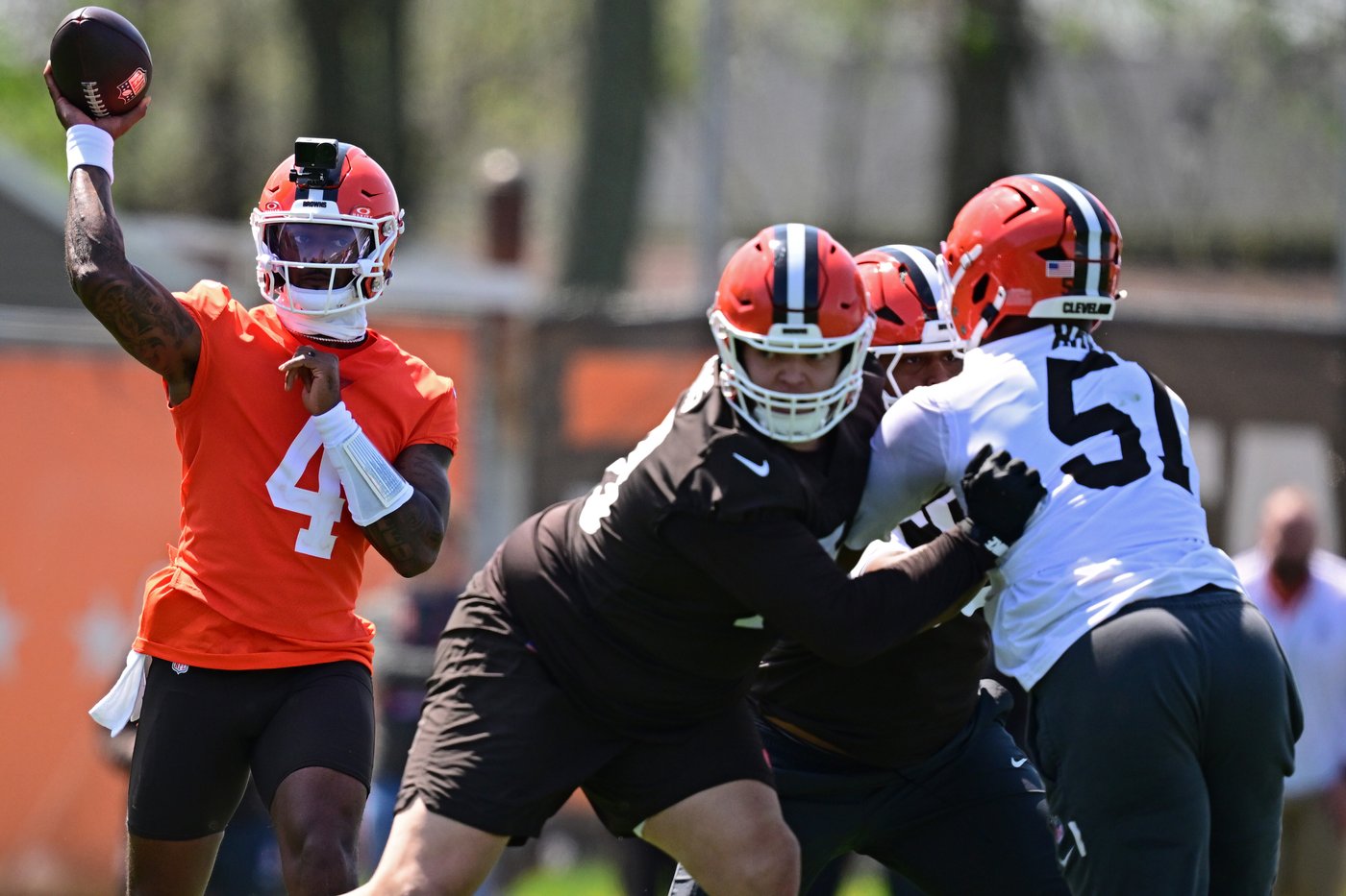 Sanders, Watson each get plenty of snaps with 1st team during Browns minicamp practice | iNFOnews.ca Sanders, Watson each get plenty of snaps with 1st team during Browns minicamp practice | iNFOnews.ca