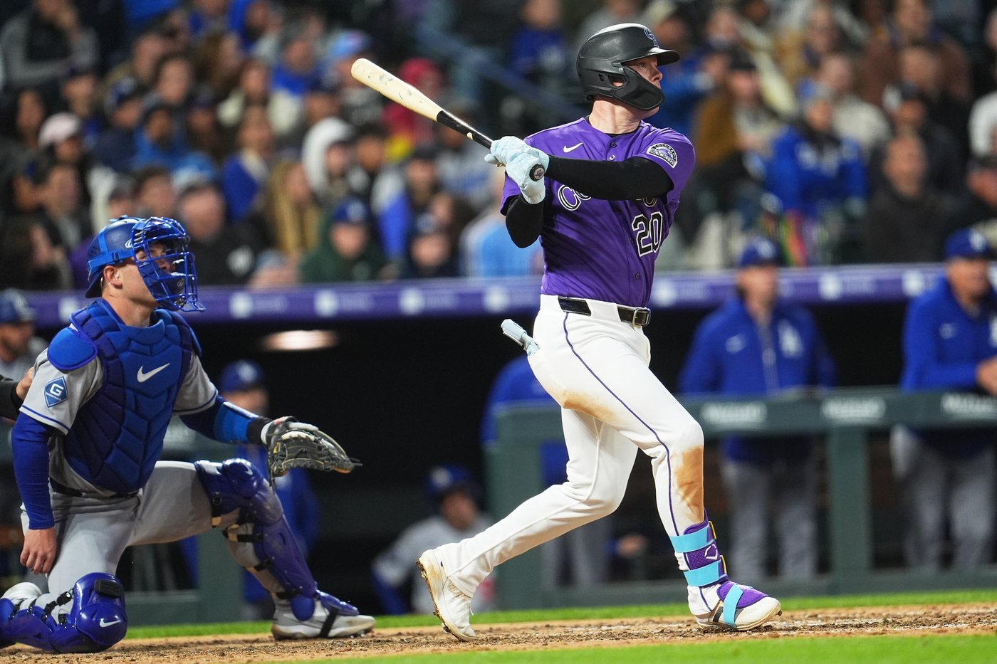 Johnson's go-ahead 2-run double in the 6th helps Rockies beat Dodgers 4-3 | iNFOnews.ca