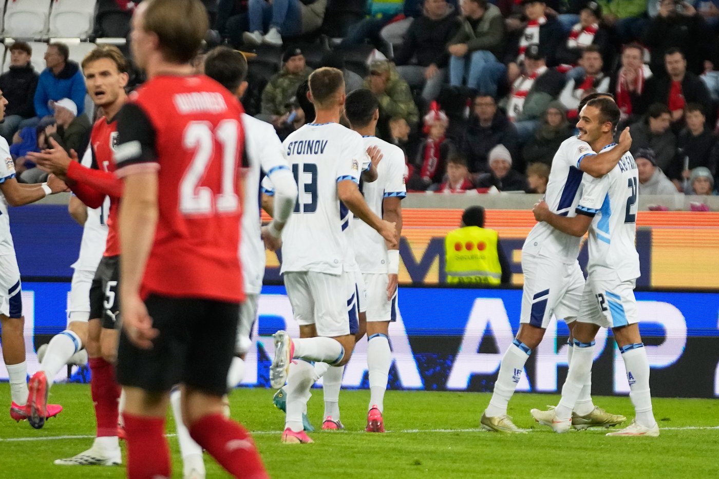Israel player Sayed Abu Farchi sent off for goal celebration in Nations League | iNFOnews.ca