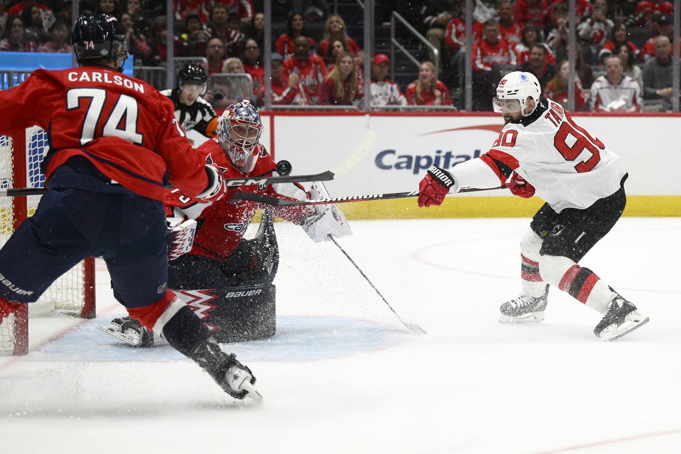 Cotter scores 2 goals to lift Devils over Capitals 5-3 | iNFOnews.ca Cotter scores 2 goals to lift Devils over Capitals 5-3 | iNFOnews.ca