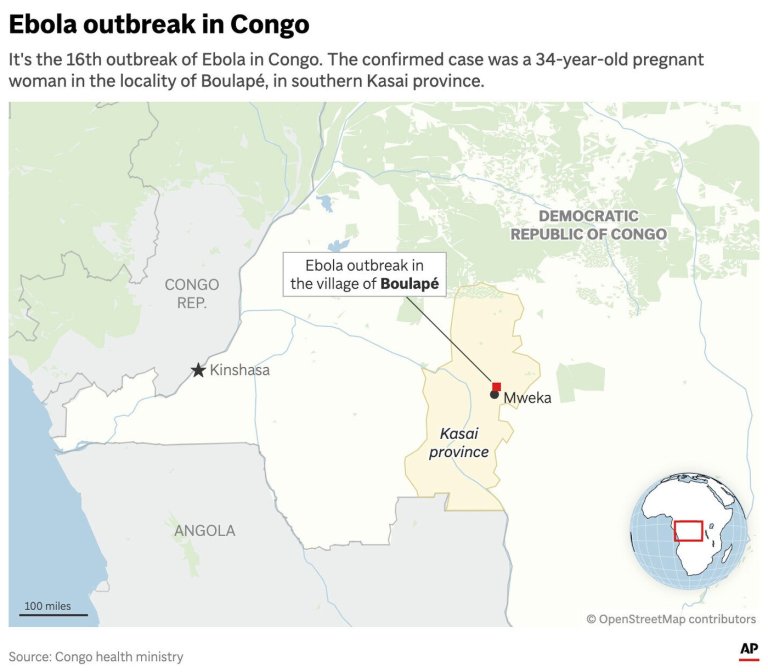 Ebola vaccine reaches epicenter of Congo outbreak as officials race to contain spread | iNFOnews.ca